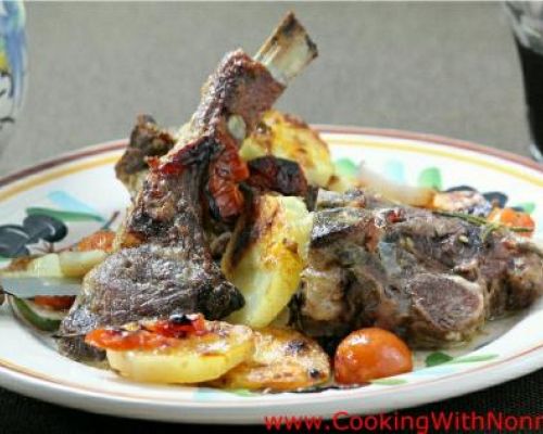 Baked Lamb and Potatoes - Agnello con Patate